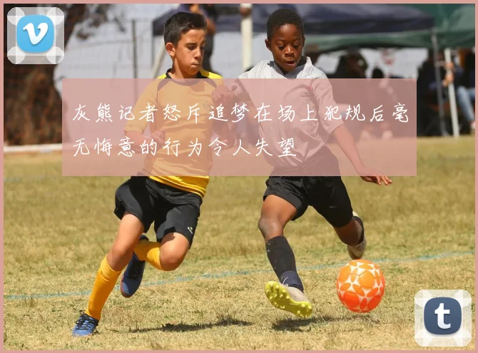 灰熊记者怒斥追梦在场上犯规后毫无悔意的行为令人失望